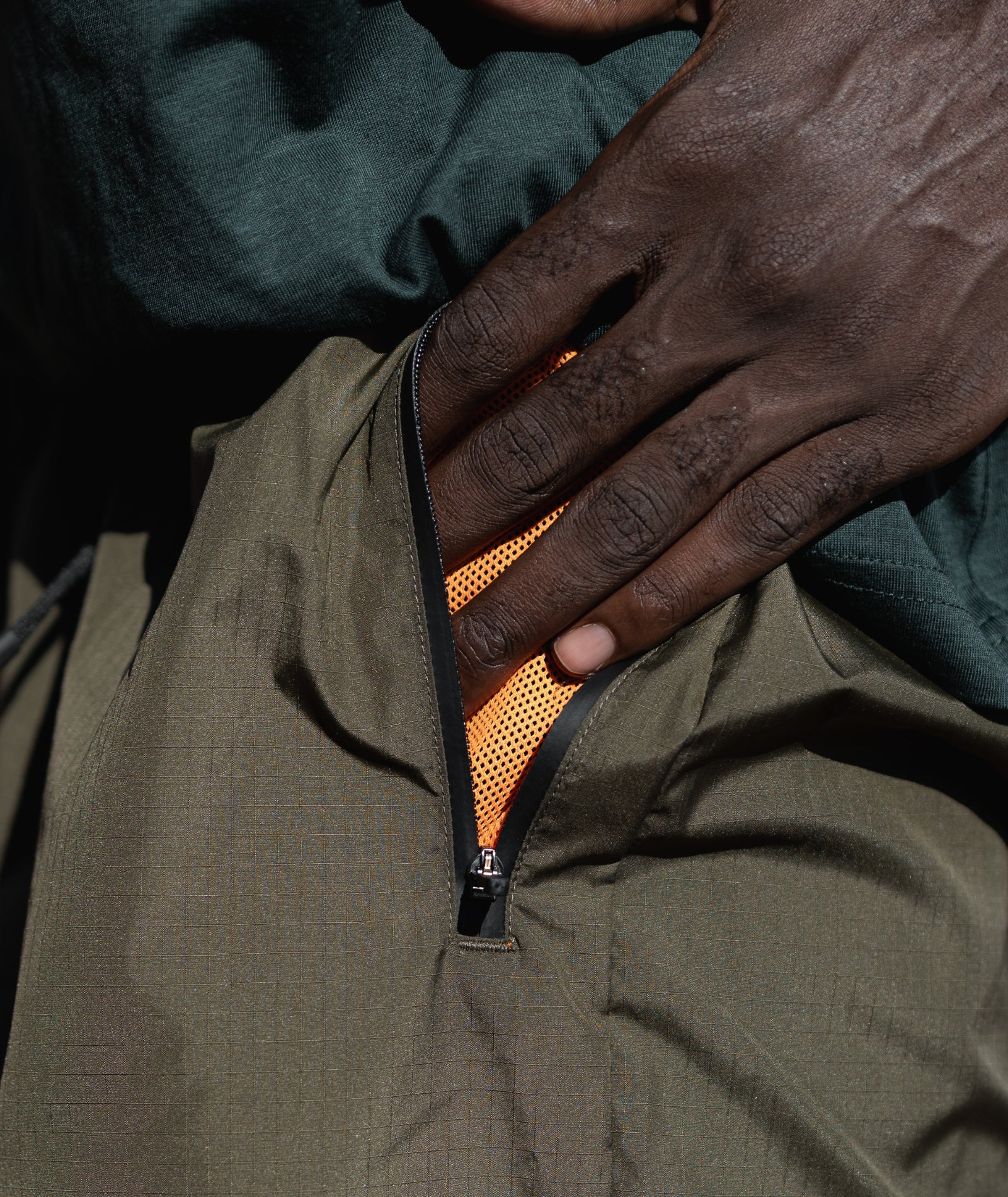 Patchwork training shorts